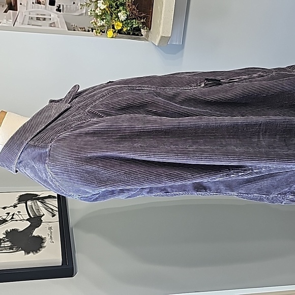 RELATIVITY, gray Corderoy jacket size medium. NWOT. Button up zipper poc…‎ - Picture 5 of 10